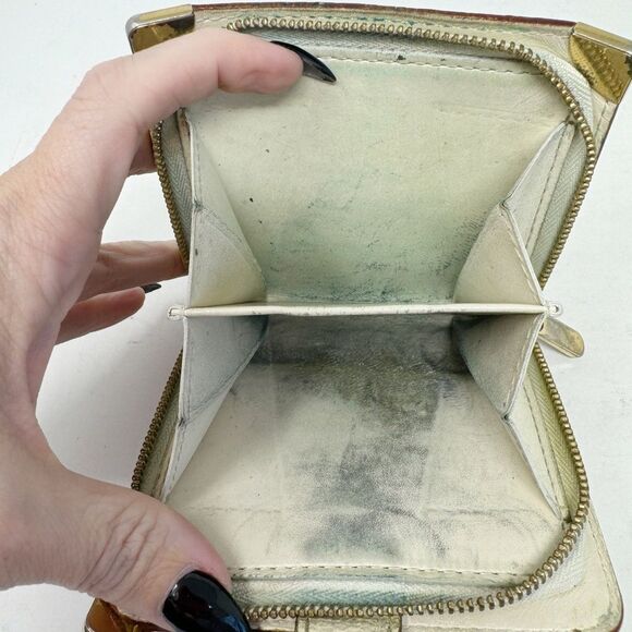 LOUIS VUITTON | Authentic Suhali Compact Leather Wallet with Zipper & Snap - Picture 9 of 9